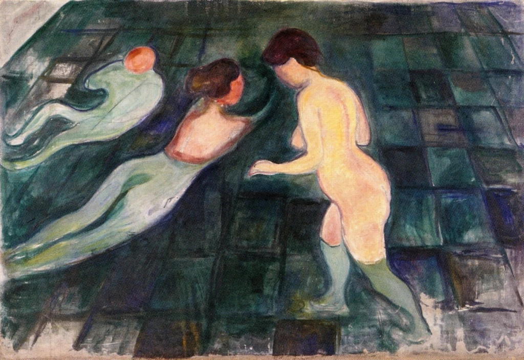 Donne che fanno il bagno - 1896